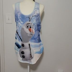 Frozen Olaf Waving Tank